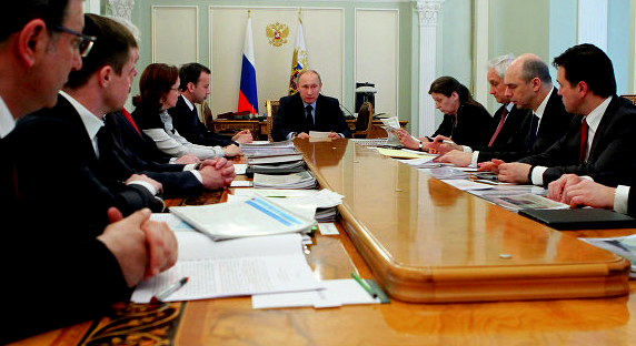 Путин на совещании по утилизации отходов